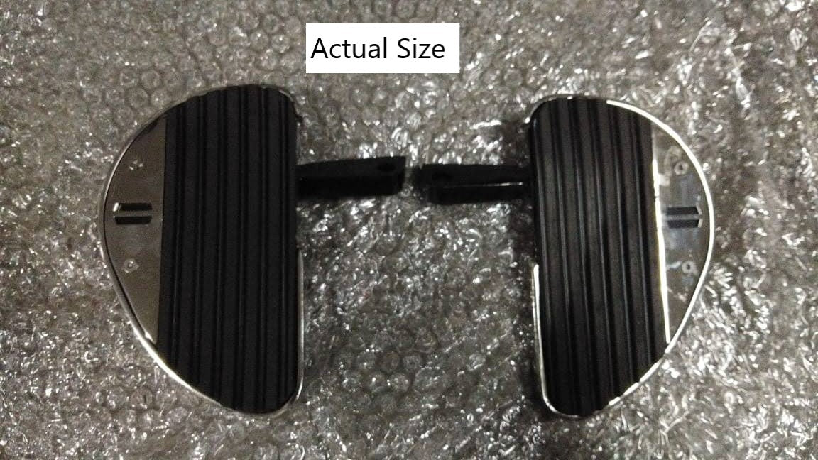 Mid Mount Rider Footboards- Chrome (with LED) Edition