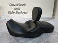 Custom 1200 – Full Seat Optional Rider Backrest