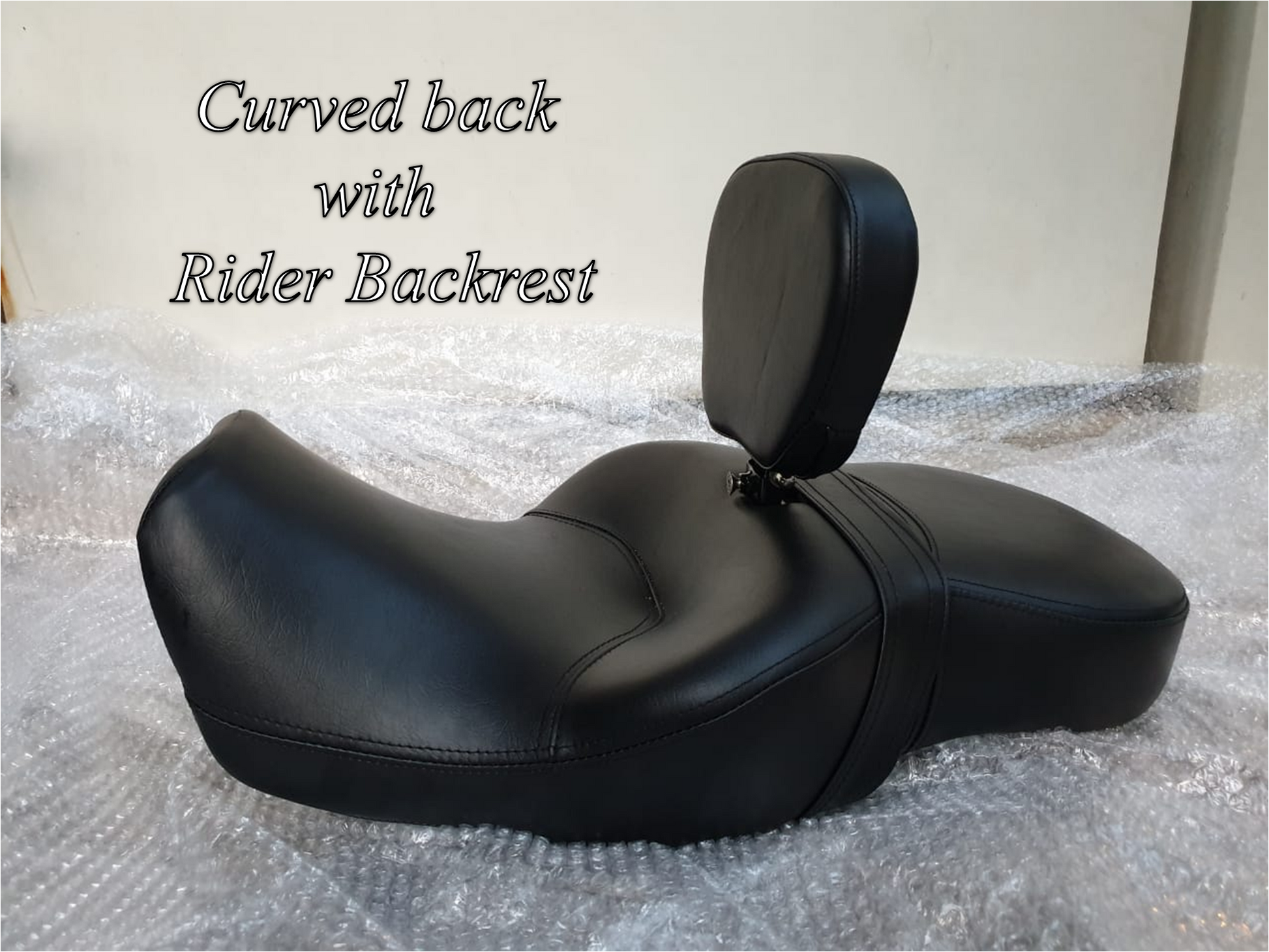 Custom 1200 – Full Seat Optional Rider Backrest
