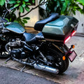 AeeDEA 54L Touring Top Box with backrest installed on Royal Enfield Super Meteor 650