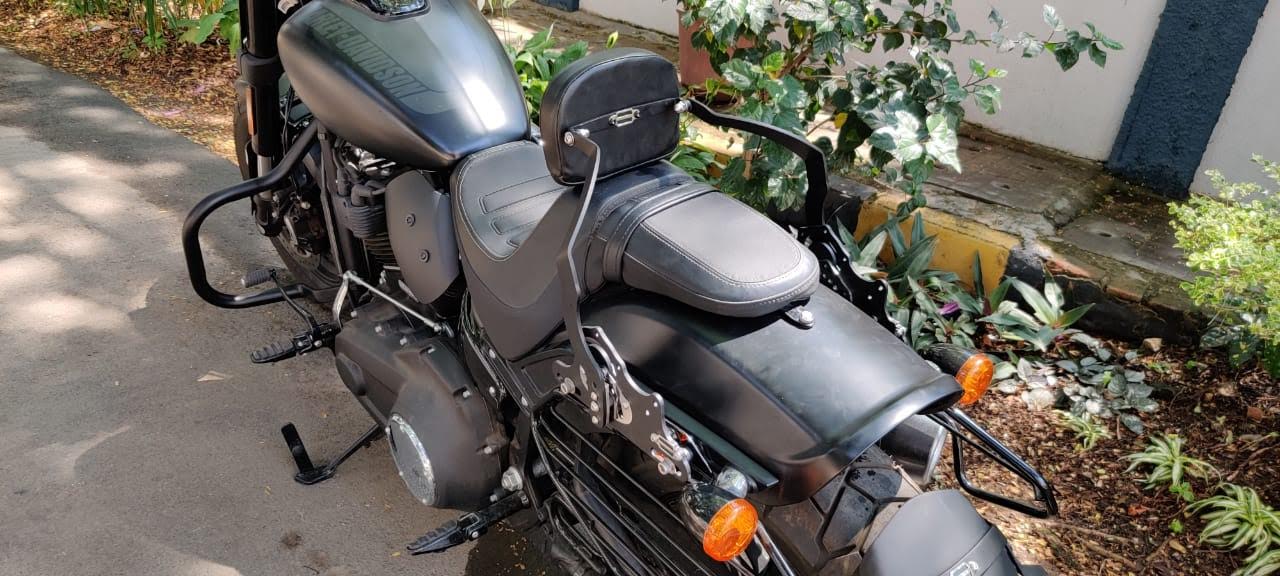 Fatbob 2018 – Rider Pillion Backrest