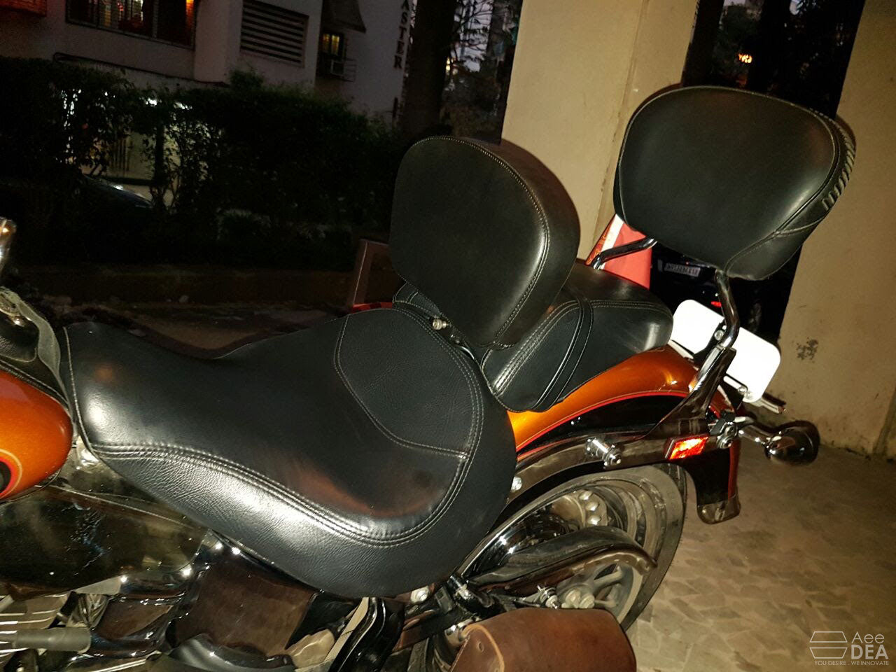 Fatboy Pre 2018 – Rider Yoga Backrest