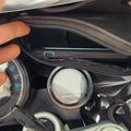 Aerodynamic Batwing Fairing improving rider comfort on Super Meteor 650
