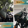 Front view of AeeDEA Batwing Fairing on Royal Enfield Super Meteor 650