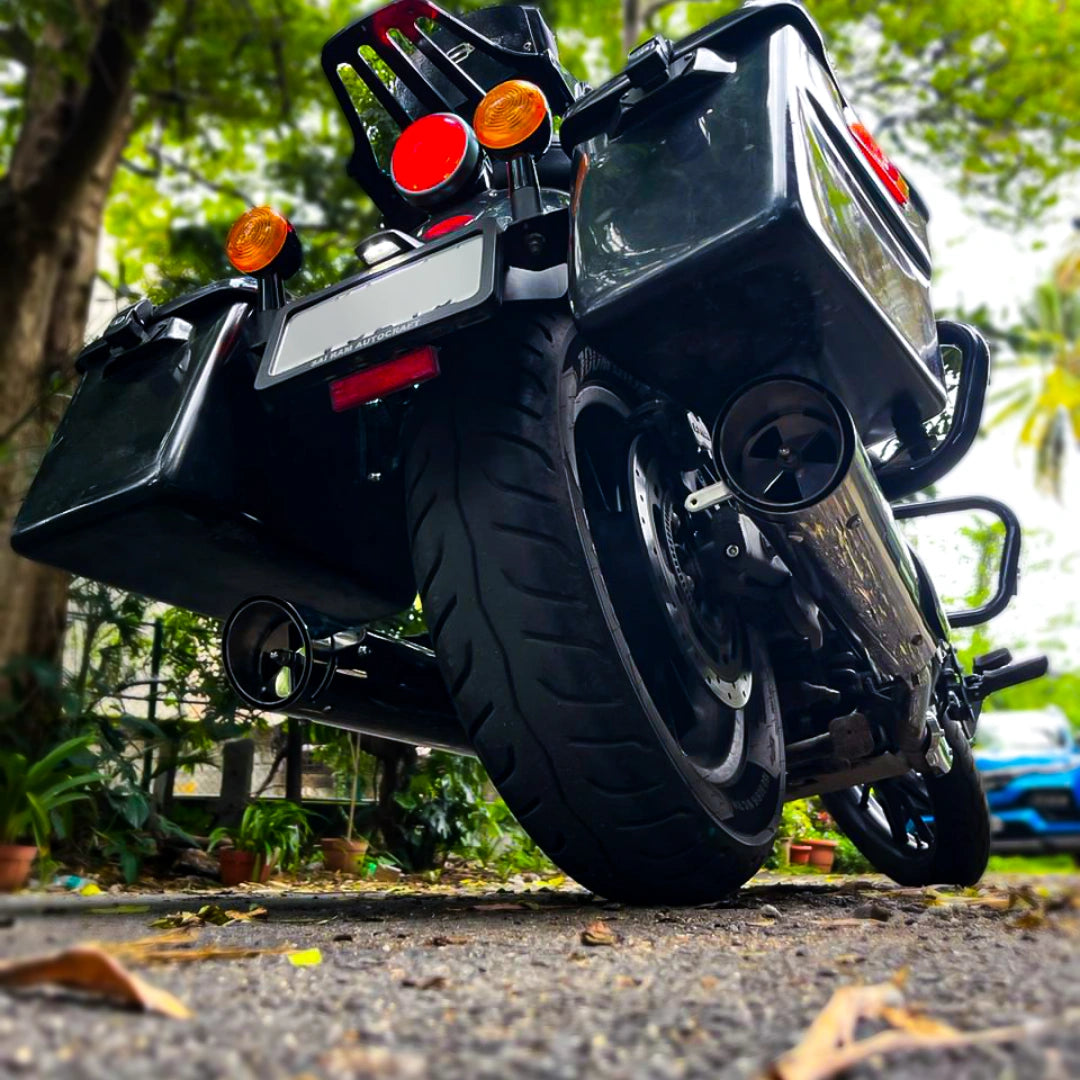 Complete AeeDEA Variable Sound Dual Exhaust kit for Royal Enfield Super Meteor 650