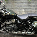 Integrated heat shield on AeeDEA Variable Sound Exhaust for Super Meteor 650