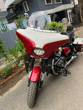 Crystal-clear acrylic windshield for Royal Enfield Super Meteor 650 Batwing Fairing