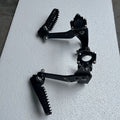 Heavy-duty steel Adjustable Highway Pegs with stainless steel grip for Super Meteor 650