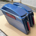 Motorcycle side luggage system for Royal Enfield Super Meteor 650