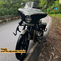 AeeDEA Batwing Fairing enhancing the road presence of Royal Enfield Super Meteor 650