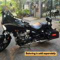 AeeDEA Retro Side Panniers package with mounting hardware for Super Meteor 650