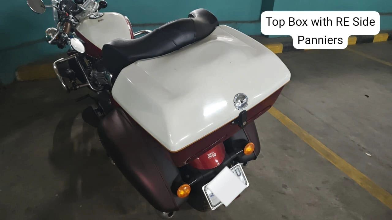 Concealed wiring and LED connector on AeeDEA Touring Top Box