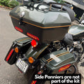 Spacious 54-litre AeeDEA Touring Top Box for motorcycle luggage and travel essentials
