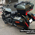 Premium polyurethane finish on AeeDEA Touring Top Box for Royal Enfield Super Meteor 650