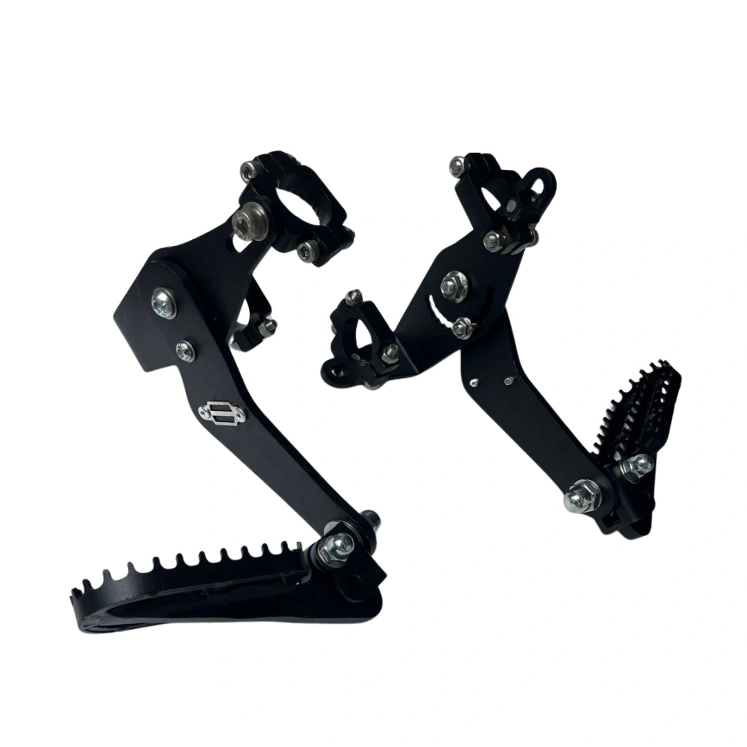 Premium touring motorcycle footpegs for Royal Enfield Super Meteor 650 by AeeDEA