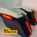 Waterproof beading on Royal Enfield Super Meteor 650 Retro Side Panniers