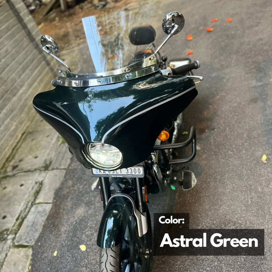 Premium Batwing Windshield Fairing for Royal Enfield Super Meteor 650