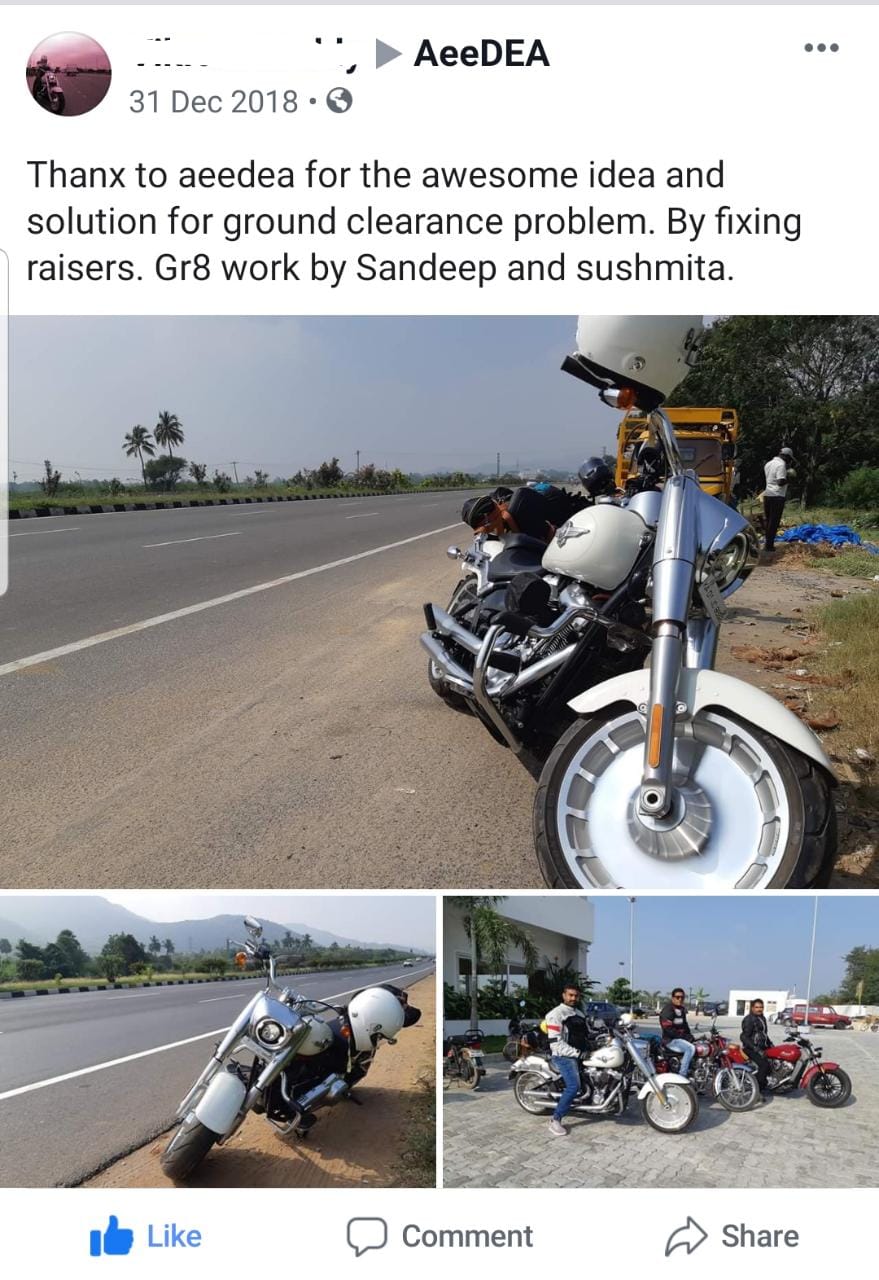 Variable Height Bike Raiser – Street Bob 2018