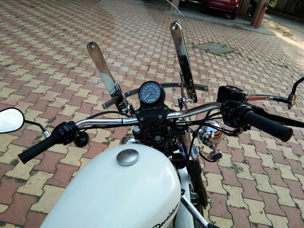 Iron 883 – Fully Adjustable Windshield – Split Tall Type